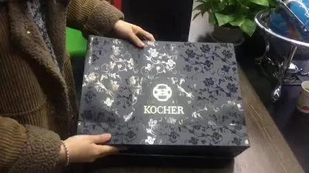 Impresión de bolsa de papel Kraft blanca plegable con logotipo Fabricante